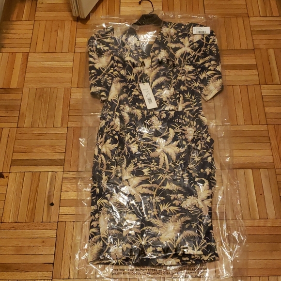 New! Rebecca Taylor Talita Trellis Jersey Dress - Picture 4 of 6